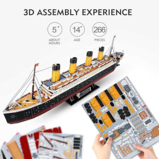 Modeli 3D i puzzles 3D të Stadiumit me bashkim pjesësh figure të projektimit të detajuar