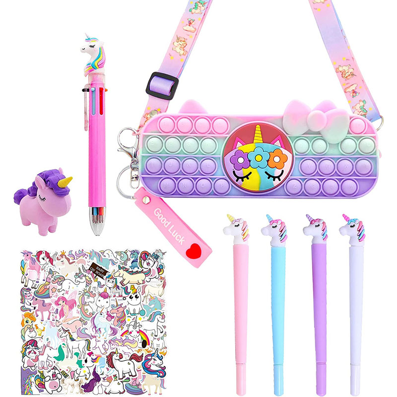 Këllëf lapsash Unicorn Set Stationary Unicorn për vajza